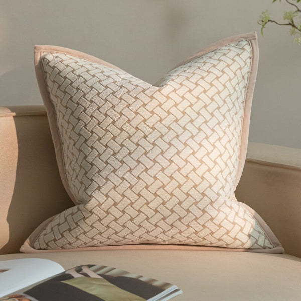 Modern Decorative Pillow Cover, Decorative Throw Pillows for Living Room, Decorative Pillow Arrangement Ideas for Couch, Modern Sofa Pillows-LargePaintingArt.com