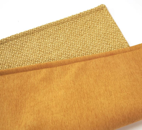 Large Yellow Square Modern Throw Pillows for Couch, Contemporary Modern Sofa Pillows, Simple Decorative Throw Pillows, Large Throw Pillow for Interior Design-LargePaintingArt.com