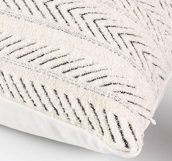 Extra Large Decorative Pillows for Couch, Modern Sofa Pillows, Contemporary Throw Pillows for Living Room, Modern Square Pillows-LargePaintingArt.com