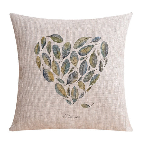 Throw Pillows for Couch, Simple Decorative Pillow Covers, Decorative Sofa Pillows for Children's Room, Love Birds Decorative Throw Pillows-LargePaintingArt.com