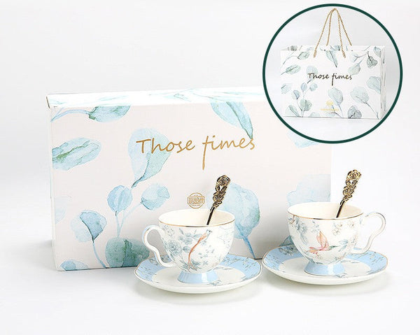 Porcelain Coffee Cup, Ceramic Tea Cup Set, Luxury Tea Cup with Saucer, Elegant Coffee Cup, Porcelain Tea cups, British Tea Cup Set, Afternoon Tea Cup with Saucer Set-LargePaintingArt.com