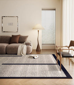 Large Modern Rugs for Living Room, Mid Century Modern Rugs for Bedroom, Contemporary Abstract Rugs under Dining Room Table-LargePaintingArt.com