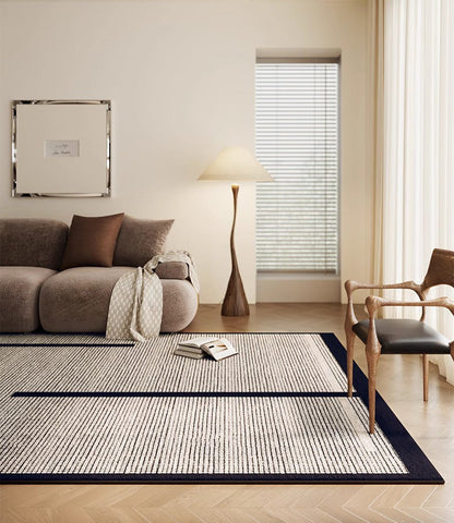 Large Modern Rugs for Living Room, Mid Century Modern Rugs for Bedroom, Contemporary Abstract Rugs under Dining Room Table-LargePaintingArt.com