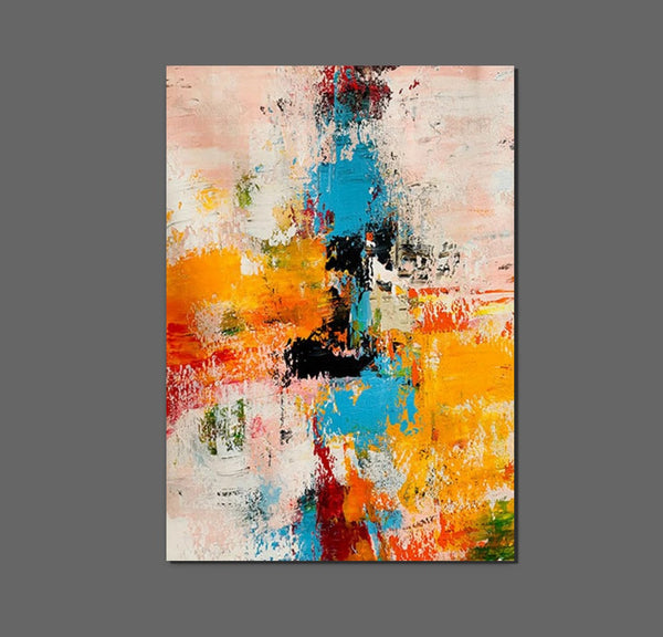 Hand Painted Wall Painting, Extra Large Paintings for Living Room, Modern Abstract Art for Bedroom, Abstract Acrylic Wall Painting, Simple Painting Ideas-LargePaintingArt.com