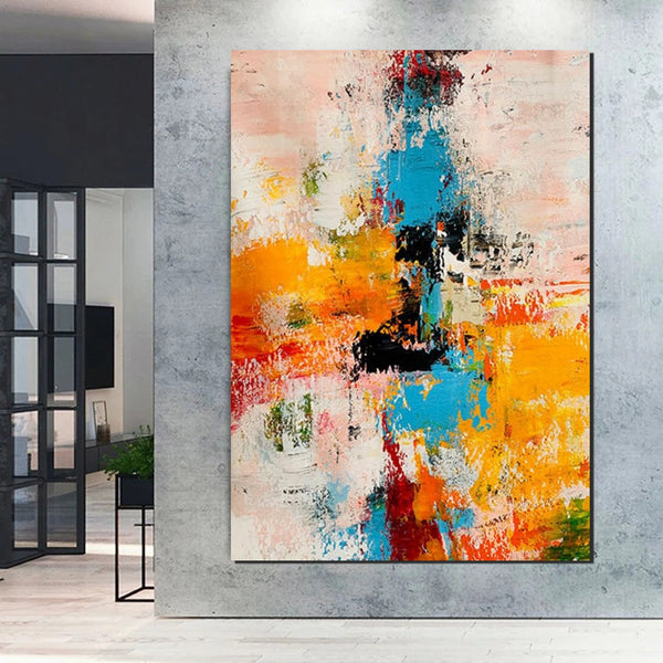 Hand Painted Wall Painting, Extra Large Paintings for Living Room, Modern Abstract Art for Bedroom, Abstract Acrylic Wall Painting, Simple Painting Ideas-LargePaintingArt.com