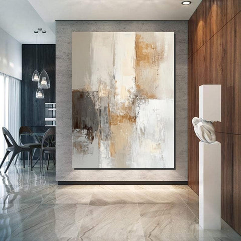 Modern Artwork, Large Canvas Painting, Contemporary Wall Painting, Living Room Wall Painting, Acrylic Painting for Dining Room-LargePaintingArt.com