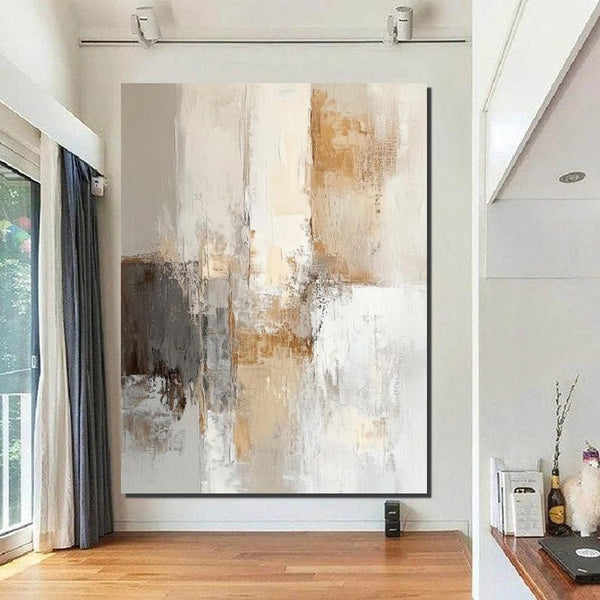 Modern Artwork, Large Canvas Painting, Contemporary Wall Painting, Living Room Wall Painting, Acrylic Painting for Dining Room-LargePaintingArt.com