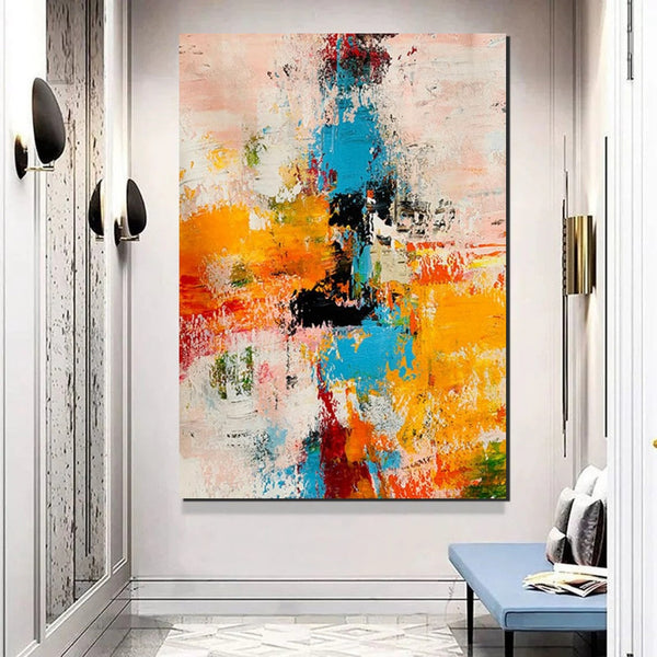 Hand Painted Wall Painting, Extra Large Paintings for Living Room, Modern Abstract Art for Bedroom, Abstract Acrylic Wall Painting, Simple Painting Ideas-LargePaintingArt.com