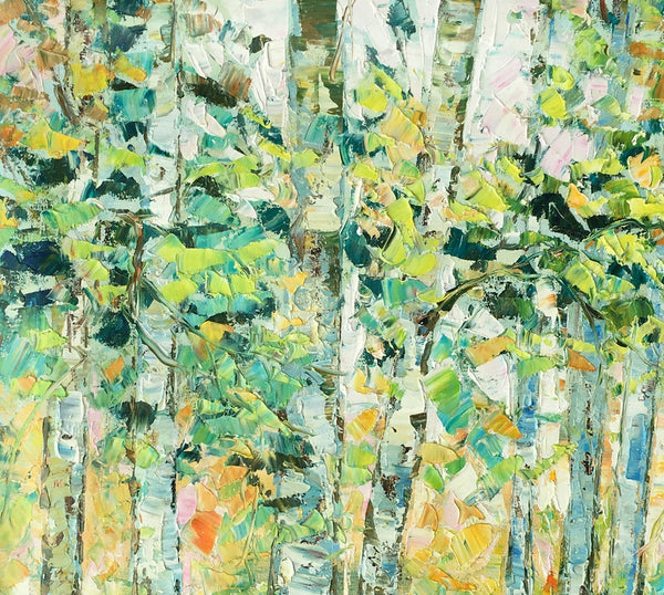 Autumn Tree Painting, Original Wall Art, Landscape Painting, Custom Heavy Texture Wall Art-LargePaintingArt.com