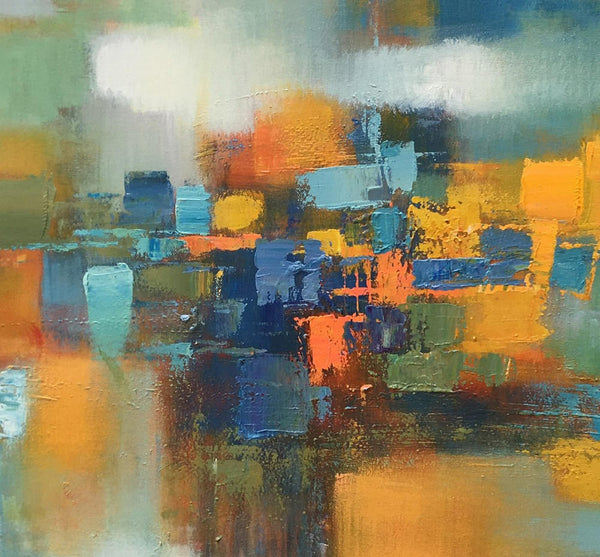 Custom Extra Large Abstract Painting, Living Room Wall Art, Large Canva Art, Acrylic Modern Art-LargePaintingArt.com