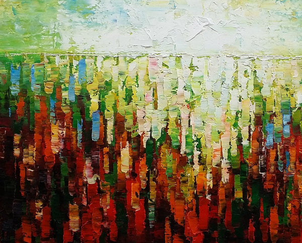 Large Canva Art, Abstract Painting, Bedroom Canvas Art, Custom Extra Large Acrylic Modern Art-LargePaintingArt.com