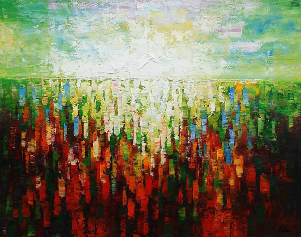 Large Canva Art, Abstract Painting, Bedroom Canvas Art, Custom Extra Large Acrylic Modern Art-LargePaintingArt.com