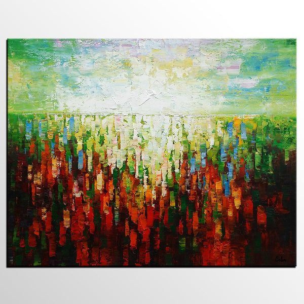 Large Canva Art, Abstract Painting, Bedroom Canvas Art, Custom Extra Large Acrylic Modern Art-LargePaintingArt.com