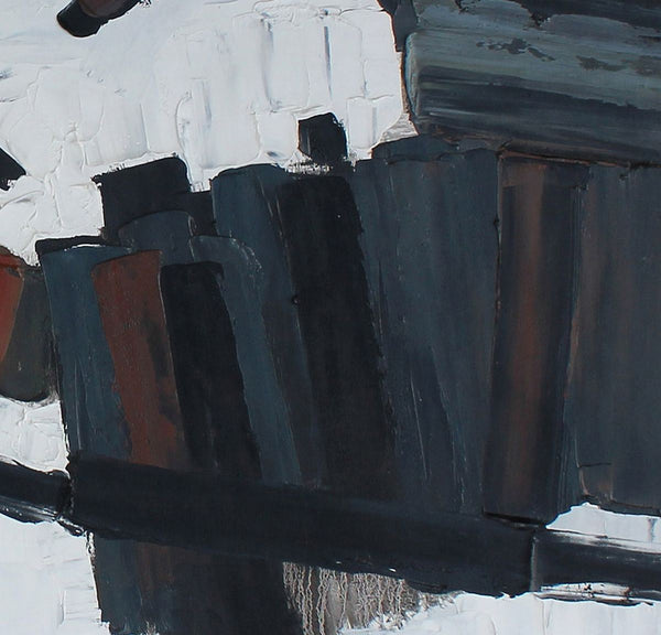 Black and White Art, Contemporary Art, Modern Painting, Original Painting, Custom Extra Large Painting-LargePaintingArt.com