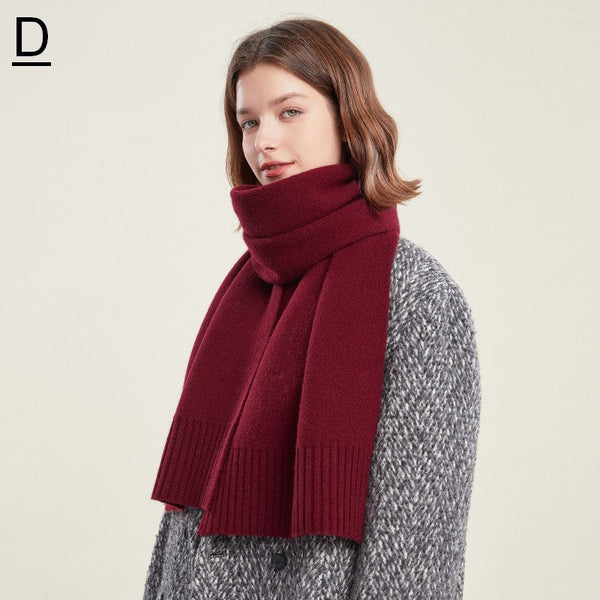 Fashion Designer Scarf, Cold Weather Scarf, Wool Scarf for Women, Casual Scarf for Women, Modern Winter Scarf, Soft Cashmere Scarf for Women-LargePaintingArt.com