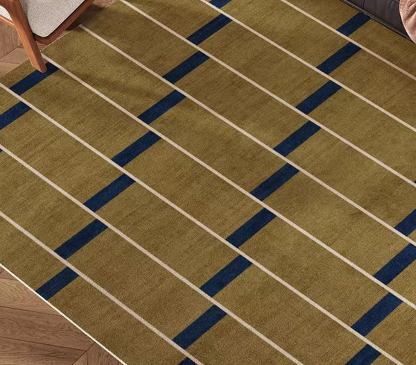 Large Modern Rugs for Living Room, Mid Century Modern Rugs for Bedroom, Abstract Geometric Modern Rugs, Green Modern Rugs for Dining Room