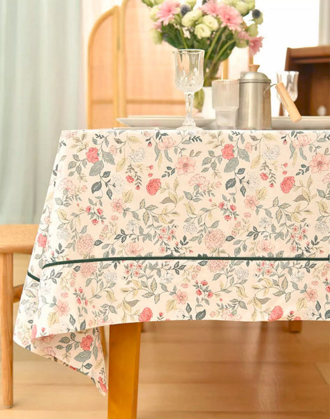 Country Farmhouse Tablecloth, Rustic Table Covers for Kitchen, Large Rectangle Tablecloth for Dining Room Table, Square Tablecloth for Round Table-LargePaintingArt.com