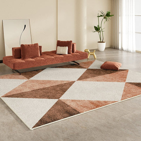 Modern Rugs for Living Room, Modern Area Rugs under Sofa, Abstract Contemporary Rugs for Bedroom, Dining Room Floor Rugs, Modern Carpets for Office-LargePaintingArt.com