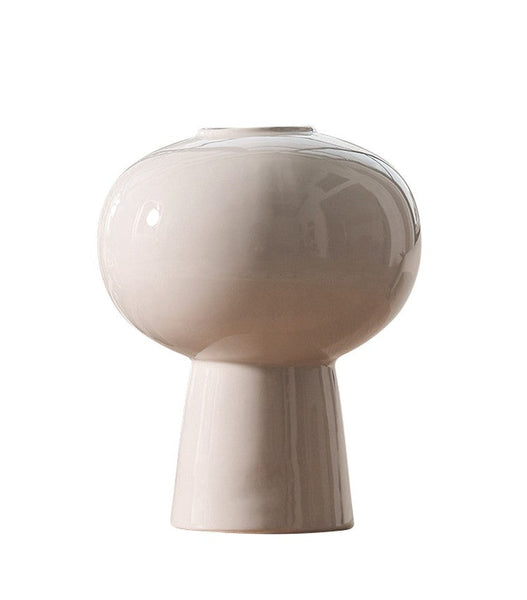 Contemporary Vases on Dining Table, Centerpiece Ceramic Bouquet Vases, Porcelain Vases for Modern Home Decor, Handmade Modern Flower Vase-LargePaintingArt.com