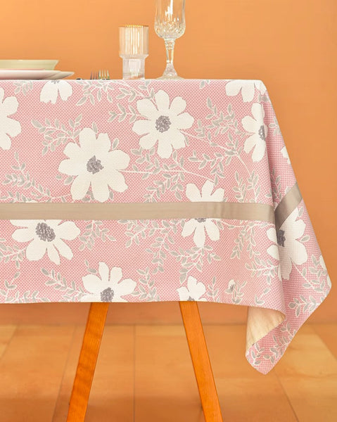Kitchen Rectangular Table Covers, Square Tablecloth for Round Table, Modern Table Cloths for Dining Room, Farmhouse Cotton Table Cloth, Wedding Tablecloth-LargePaintingArt.com