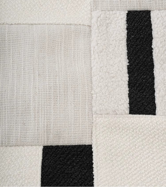 Square Modern Throw Pillows for Couch, Contemporary Modern Sofa Pillows, Decorative Throw Pillows for Bedroom, Large Throw Pillow for Interior Design-LargePaintingArt.com