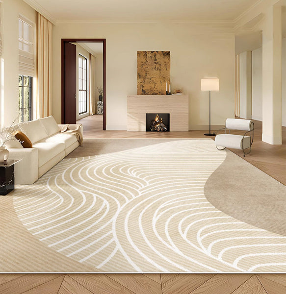 Bedroom Modern Rugs, Modern Rugs for Dining Room, Abstract Geometric Modern Rugs, Contemporary Modern Rugs for Living Room-LargePaintingArt.com