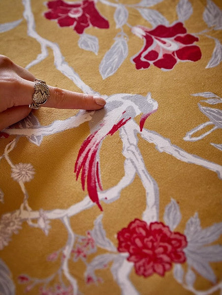 Farmhouse Table Cloth, Dining Room Flower Table Cloths, Large Square Tablecloth for Round Table, Extra Large Rectangular Table Covers for Kitchen-LargePaintingArt.com