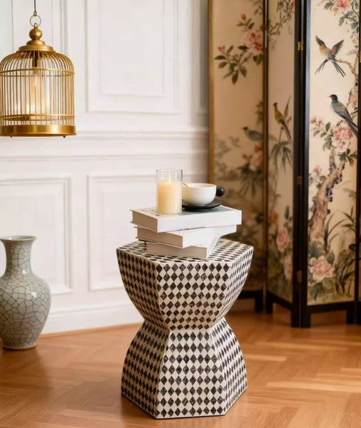 Modern Side Table, Bedside Small Side Table, Contemporary Bedside Table, Small End Table, Shell Small Sofa Side Table, Portable Casual Side Table, Creative Coffee Table, Contemporary Side Table-LargePaintingArt.com