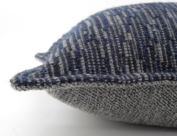 Decorative Modern Sofa Pillows for Interior Design, Large Square Decorative Throw Pillows for Couch, Blue Modern Sofa Pillows, Large Decorative Throw Pillows-LargePaintingArt.com