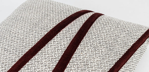 Light Gray Contemporary Throw Pillow for Living Room, Simple Modern Sofa Throw Pillows, Modern Decorative Throw Pillows for Couch-LargePaintingArt.com