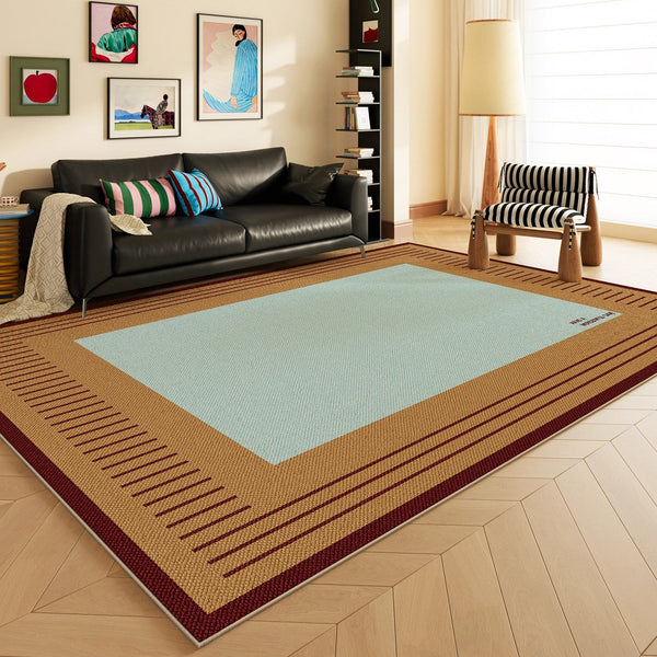 Mid Century Contemporary Rugs, Modern Living Room Rug Ideas, Geometric Modern Area Rugs, Modern Rugs for Dining Room-LargePaintingArt.com