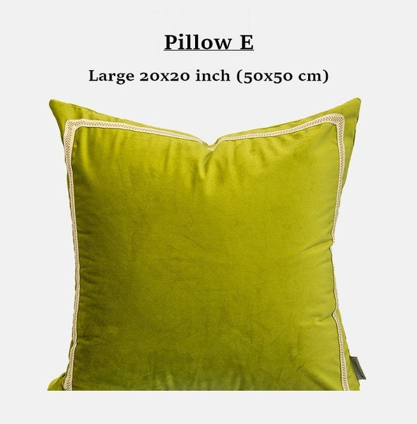 Decorative Pillows for Bed, Living Room Decorative Pillows, Modern Decorative Cushions, Decorative Pillow Arrangement Ideas for Interior Design, Embroidered Floral Bird Pattern Pillow Covers-LargePaintingArt.com
