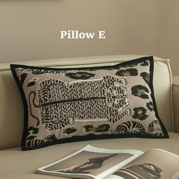 Large Decorative Throw Pillows, Modern Decorative Pillow Covers, Decorative Pillow Arrangement Ideas for Couch, Decorative Pillows for Living Room-LargePaintingArt.com