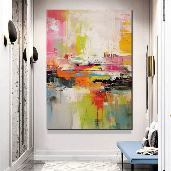 Simple Painting Ideas, Hand Painted Wall Painting, Extra Large Paintings for Living Room, Modern Abstract Art for Bedroom, Abstract Acrylic Wall Painting-LargePaintingArt.com