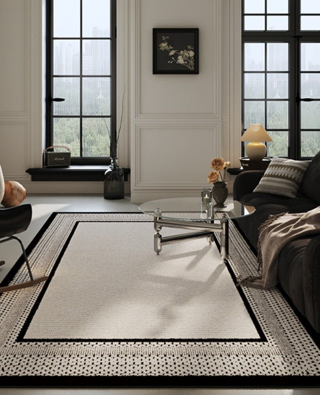Large Modern Rugs for Living Room, Dining Room Geometric Area Rugs, Contemporary Modern Rugs for Office, Bedroom Modern Rug-LargePaintingArt.com
