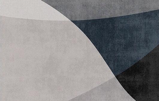 Blue Contemporary Modern Rugs, Geometric Contemporary Rugs Next to Bed, Modern Rugs for Living Room, Contemporary Rugs for Dining Room-LargePaintingArt.com