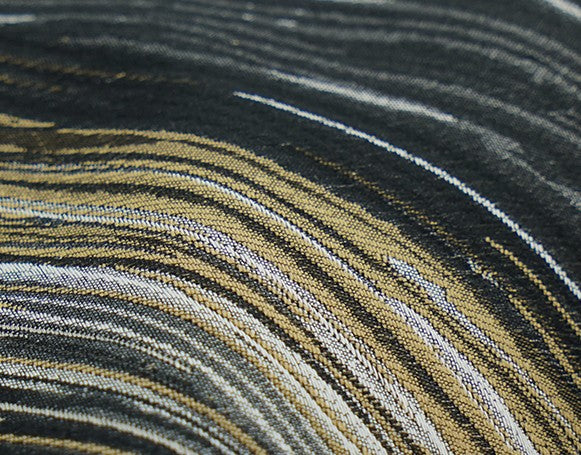 Simple Throw Pillow for Interior Design, Modern Black Gray Golden Lines Decorative Throw Pillows, Modern Sofa Pillows, Contemporary Square Modern Throw Pillows for Couch-LargePaintingArt.com