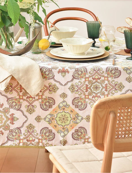Large Rectangle Tablecloth for Dining Room Table, Rectangular Table Covers for Kitchen, Square Tablecloth for Coffee Table, Farmhouse Table Cloth, Wedding Tablecloth-LargePaintingArt.com