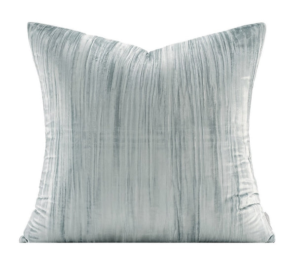 Decorative Pillow Covers, Modern Pillows for Couch, Blue Decorative Throw Pillows for Living Room, Large Modern Sofa Pillow Cases-LargePaintingArt.com