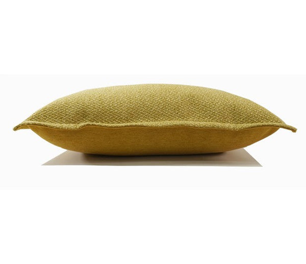 Large Yellow Square Modern Throw Pillows for Couch, Contemporary Modern Sofa Pillows, Simple Decorative Throw Pillows, Large Throw Pillow for Interior Design-LargePaintingArt.com