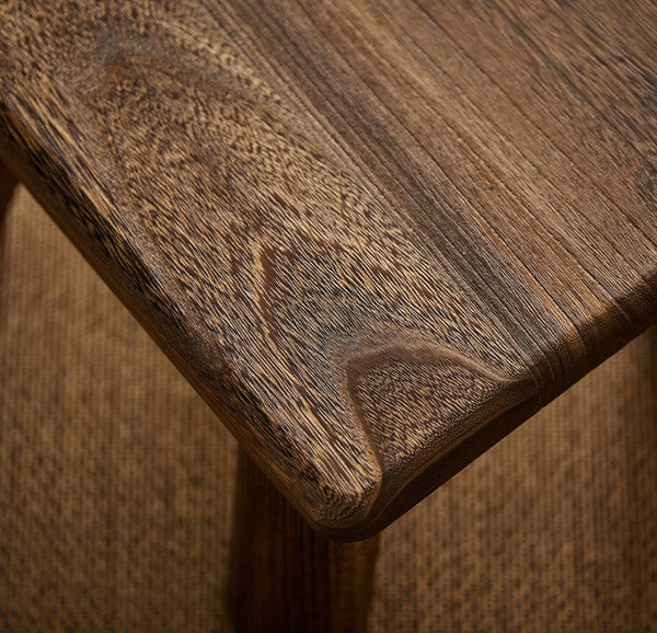Dining Table Stool, Shoe-changing Stool, Solid Wood low Stool, Paulownia Wood Stool, Children's Wooden Stool, Sofa Stool-LargePaintingArt.com