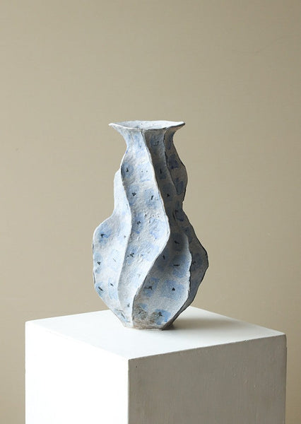Porcelain Vases for Modern Home Decor, Contemporary Vases on Dining Table, Centerpiece Ceramic Bouquet Vases, Elegant Handmade Modern Flower Vase-LargePaintingArt.com