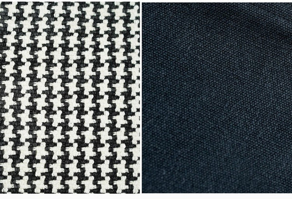 Chequer Modern Sofa Pillows, Large Black and White Decorative Throw Pillows, Contemporary Square Modern Throw Pillows for Couch, Abstract Throw Pillow for Interior Design-LargePaintingArt.com