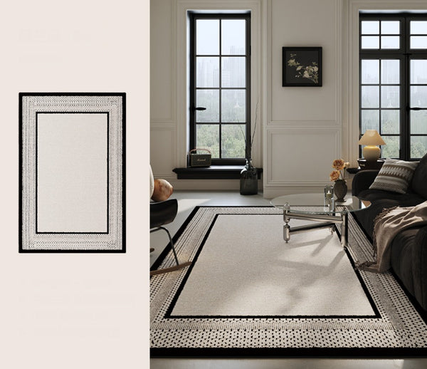 Large Modern Rugs for Living Room, Dining Room Geometric Area Rugs, Contemporary Modern Rugs for Office, Bedroom Modern Rug-LargePaintingArt.com