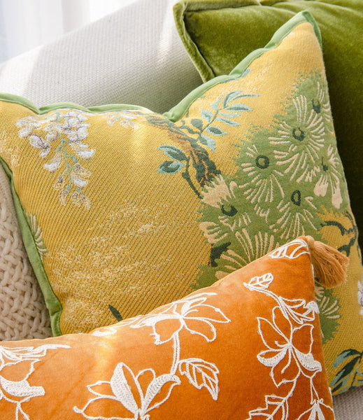 Modern Decorative Pillows for Couch, Decorative Cushion Covers, Decorative Pillow Arrangement Ideas for Interior Design, Unique Decorative Pillows for Bedroom-LargePaintingArt.com