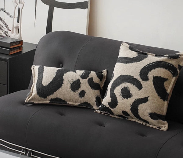 Modern Sofa Pillows for Couch, Contemporary Modern Sofa Pillows, Decorative Throw Pillows for Bedroom, Large Modern Pillow for Bedroom-LargePaintingArt.com