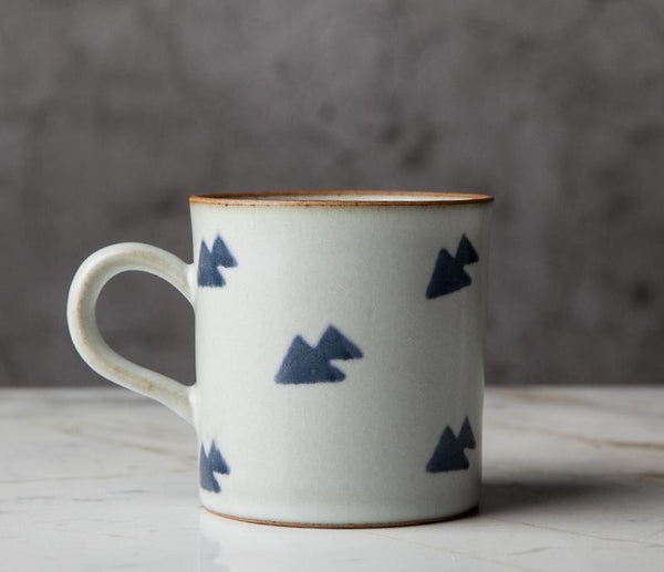 Pottery Tea Cup, Large Capacity Coffee Cup, Cappuccino Coffee Mug, Handmade Pottery Coffee Cup-LargePaintingArt.com