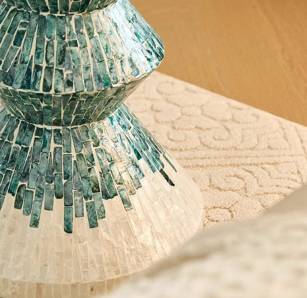 Modern Side Table, Shell Small Sofa Side Table, Contemporary Bedside Table, Bedside Small Side Table, Small End Table, Portable Casual Side Table, Creative Coffee Table, Contemporary Side Table-LargePaintingArt.com
