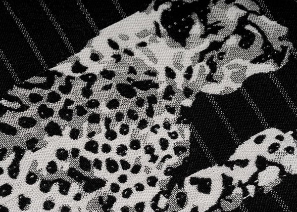 Large Modern Sofa Pillow Cases, Black Decorative Pillow Covers, Cheetah Modern Pillows for Couch, Abstract Decorative Throw Pillows for Living Room-LargePaintingArt.com