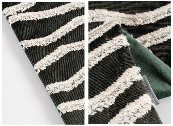 Large Simple Throw Pillow for Bedroom, Contemporary Pillows, Abstract Decorative Throw Pillows, Green Square Modern Throw Pillows for Couch-LargePaintingArt.com